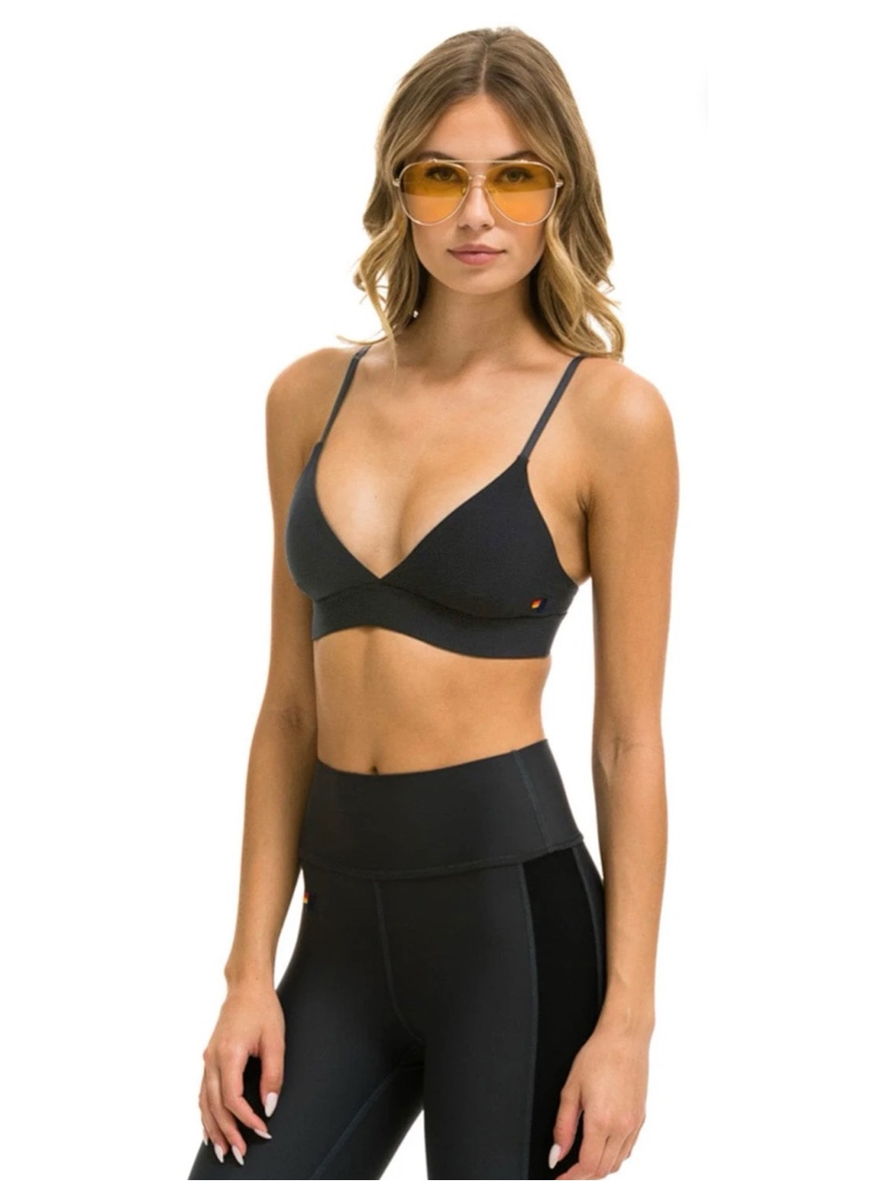 #1769 NWOT Aviator Nation Triangle Adjustable Women’s Sports Bra Small